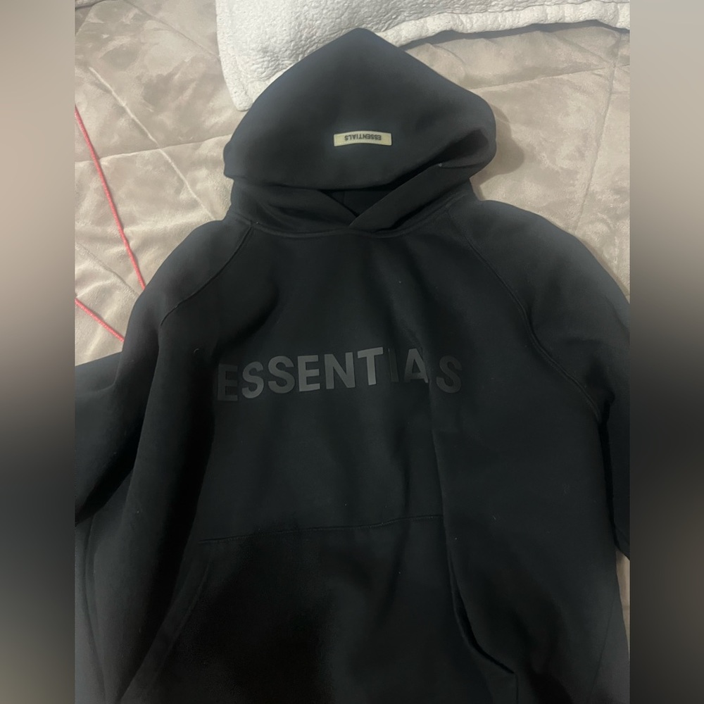 Fear of god essentials hoodie S Black - Picture 3 of 3